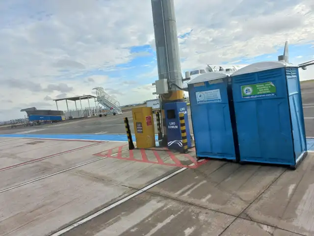 Pátio de aeronaves em Viracopos